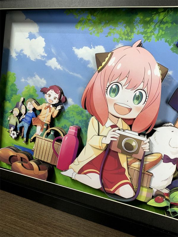 【海外代購】萌萌匠 間諜×過家家阿尼亞3D立體畫裝飾壁畫 