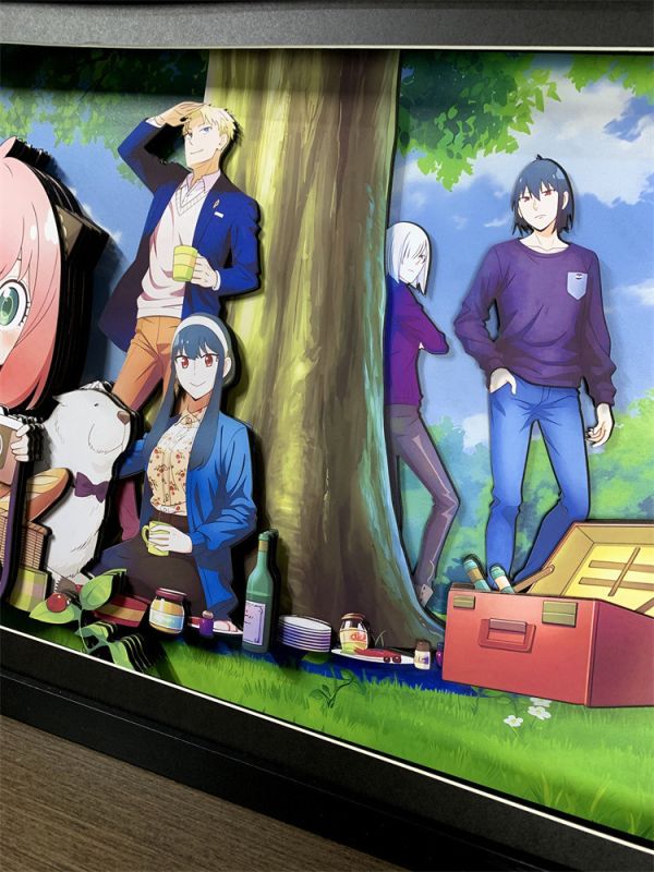 【海外代購】萌萌匠 間諜×過家家阿尼亞3D立體畫裝飾壁畫 