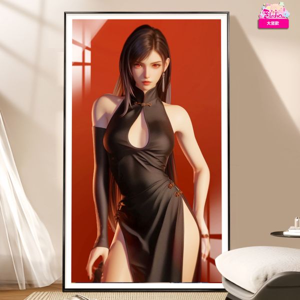 【海外代購】阿喵畫社 女明星 蒂法 8k超清裝飾畫 滑鼠墊 床頭地墊 