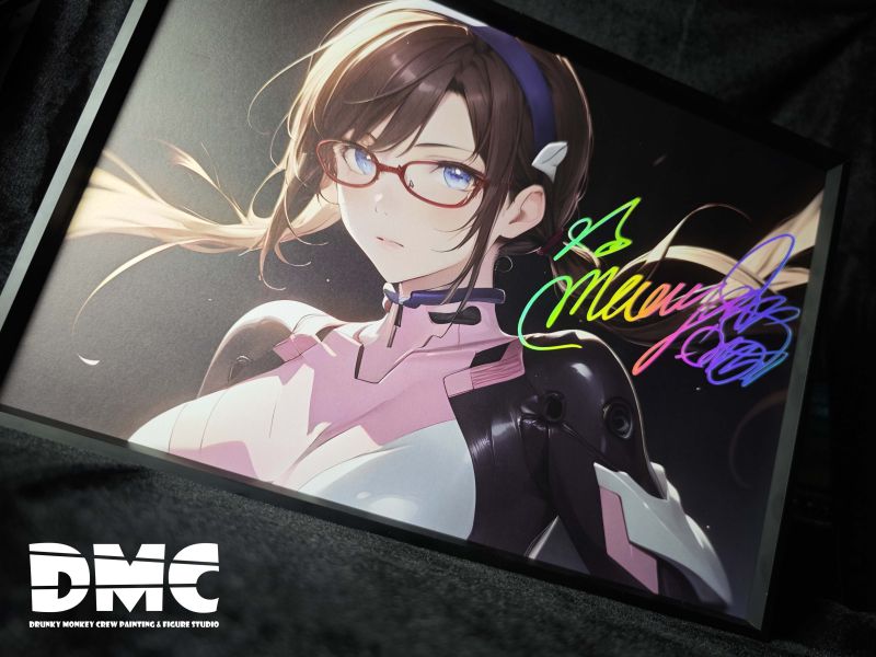 【海外代購】DMC Painting DMP-011 EVA聲優復刻簽名合金裝飾畫 Part.3 真希波 