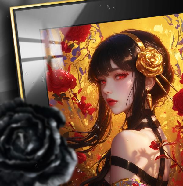 【海外代購】阿喵畫社 殺手 約兒夫人 展館級8k超清精裱畫 