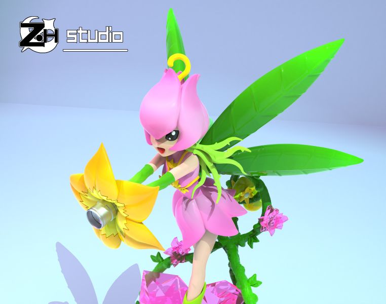 【預定】ZH 召喚 數碼寶貝 花仙獸 