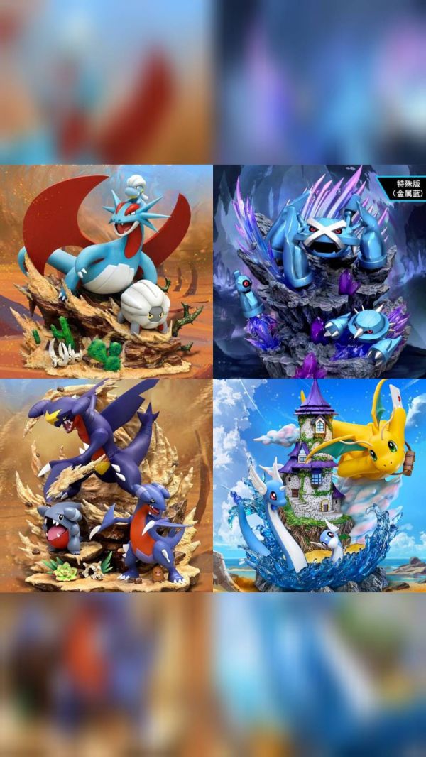 【系列代購】PPAP 寶可夢準神系列 暴飛龍 巨金怪 烈咬陸鯊 快龍 