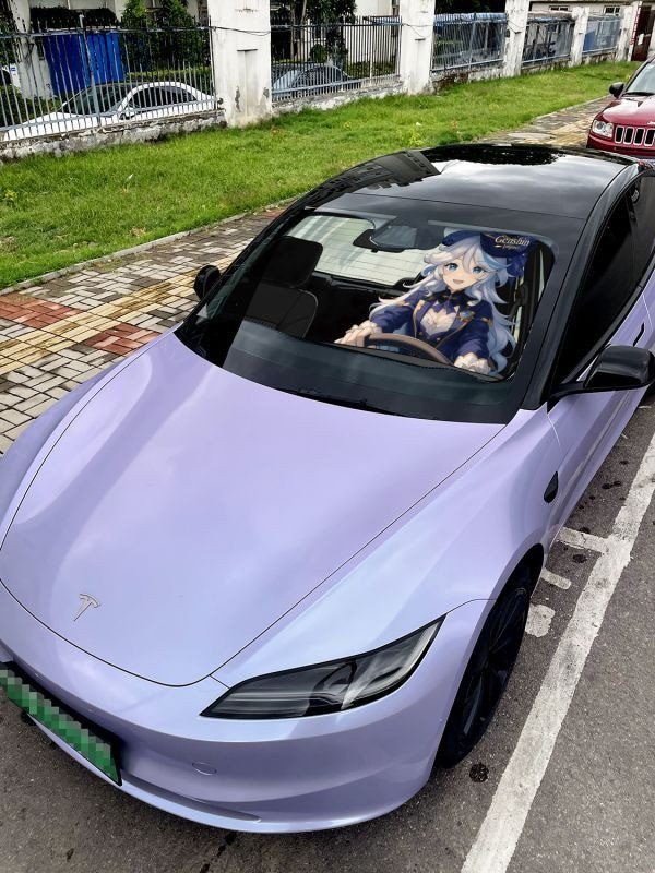 【海外代購】千鳥社 《汽車前擋遮陽-芙寧娜和胡桃》原神 