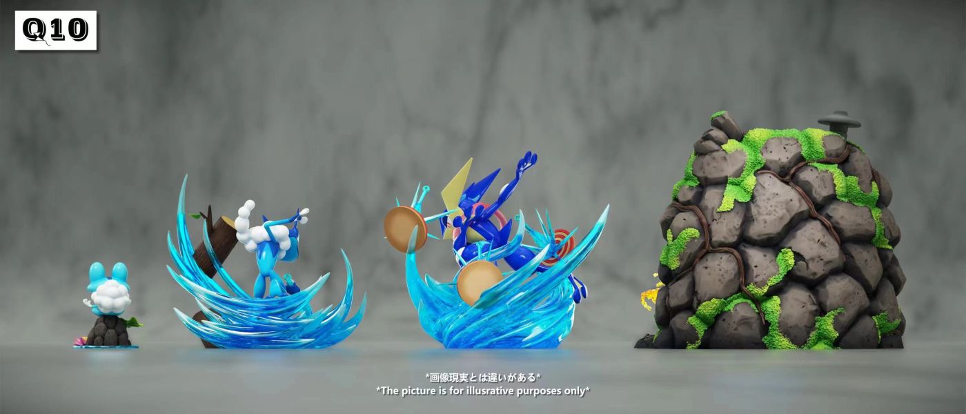 【預定】Q10 寶可夢圖鑑1/20 忍蛙進化組 