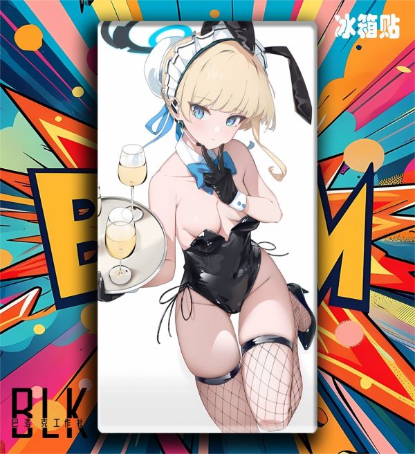 【海外代購】巴洛克 兔女郎飛鳥馬時蔚藍碧藍檔案遊戲裝飾/冰箱貼 