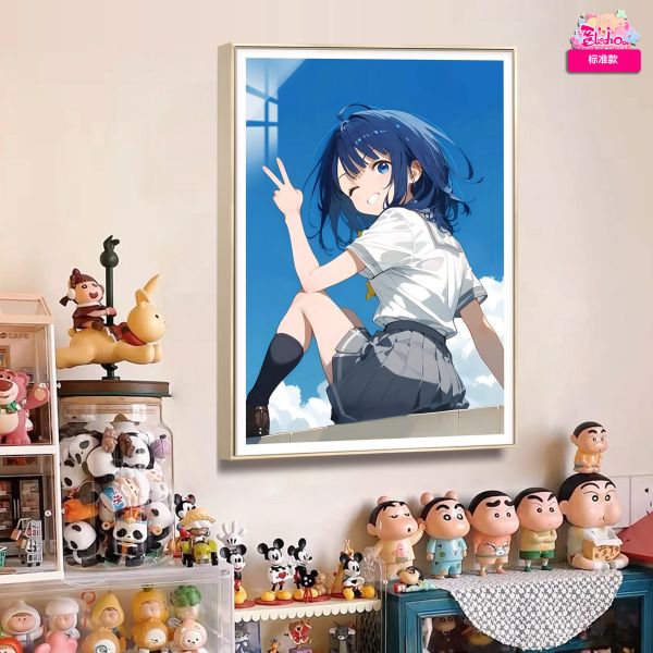【海外代購】阿喵畫社 拜泉女主角 八奈見杏菜 8k超大超清裝飾畫 