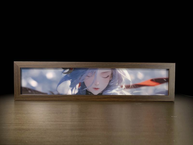 【海外代購】萌萌匠 原神週邊申鶴導燈光裝飾畫二次元週邊掛畫 