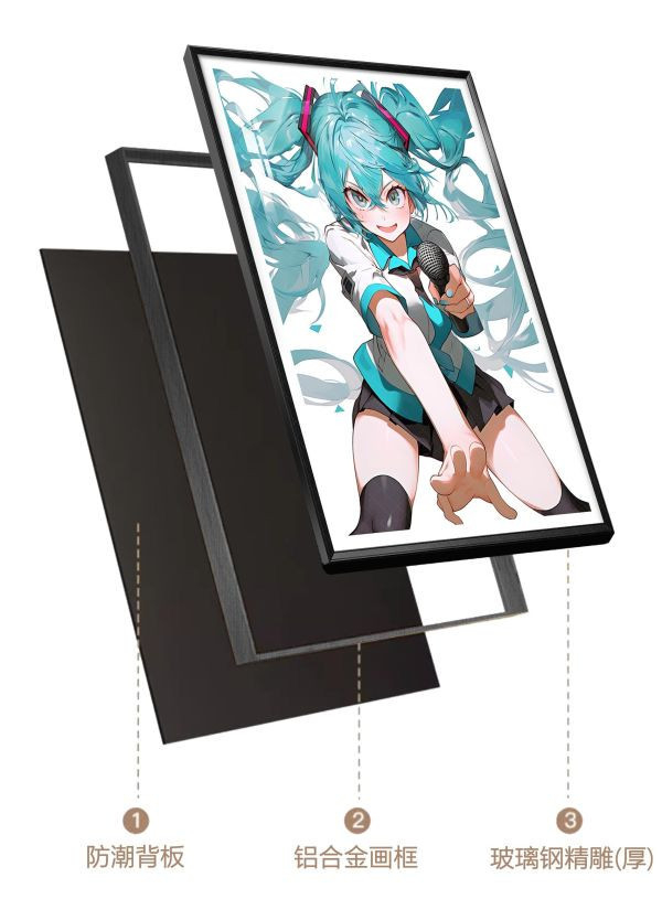 【海外代購】阿喵畫社 初音未來 