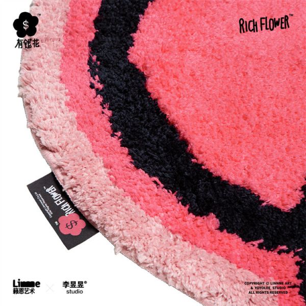 【海外代購】RICH FLOWER 有錢花花地毯 