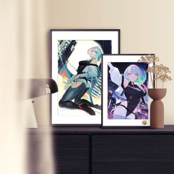 【海外代購】皇呱《賽博朋克露西》賽博朋克邊緣行者露西Lucyna裝飾畫 