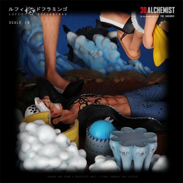 【海外代購】【51.3CM】3DA工作室 明哥vs路飛 