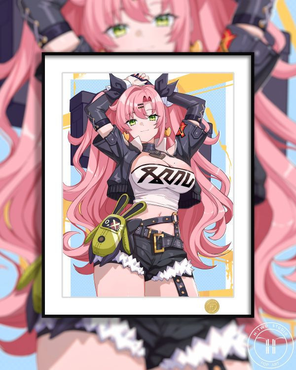 【海外代購】H2 《妮可德瑪拉》絕區零Nicole裝飾畫 