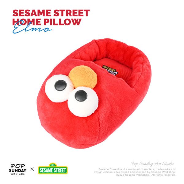 【海外代購】POPSUNDAY 流行週日 芝麻街 芝麻街居家抱枕 
