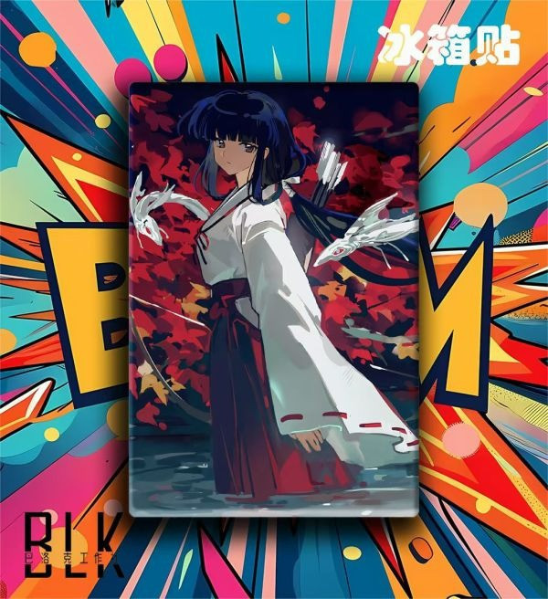 【海外代購】巴洛克 桔梗犬夜叉聖大人裝飾畫/冰箱貼 