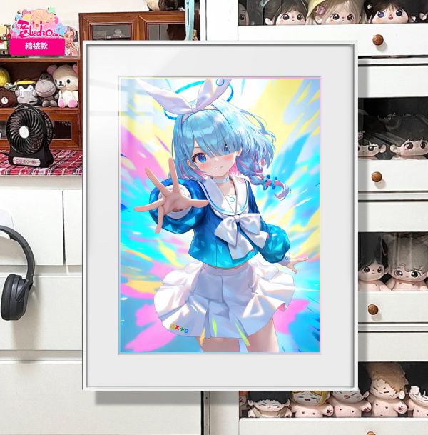 【海外代購】阿喵畫社 阿洛娜 展館級8k超清精裱畫 