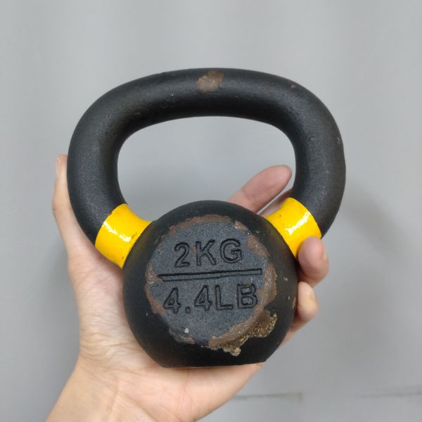 【福利品】鑄鐵壺鈴 6kg、2kg 
