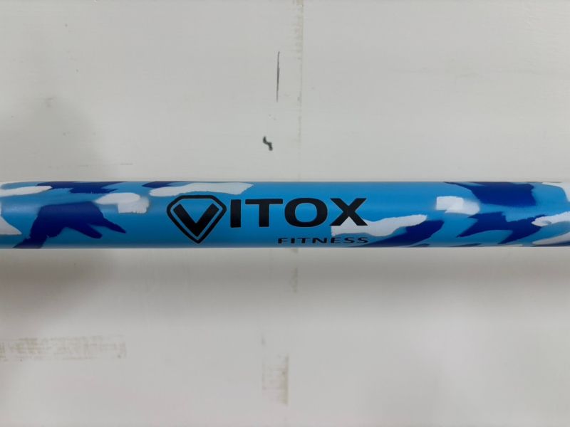 【福利品】VITOX Fitness迷彩重訓槓-15kg 