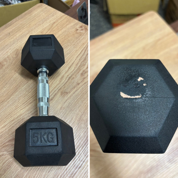 【福利品】六角啞鈴 3~25kg 