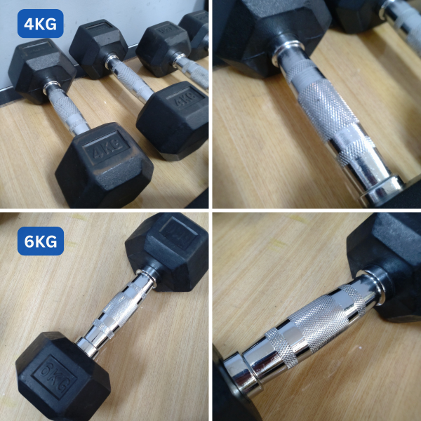 【福利品】六角啞鈴 3~25kg 