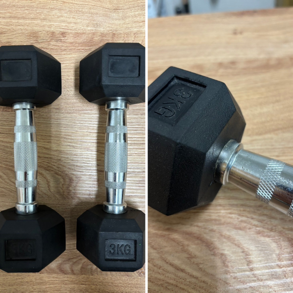 【福利品】六角啞鈴 3~25kg 