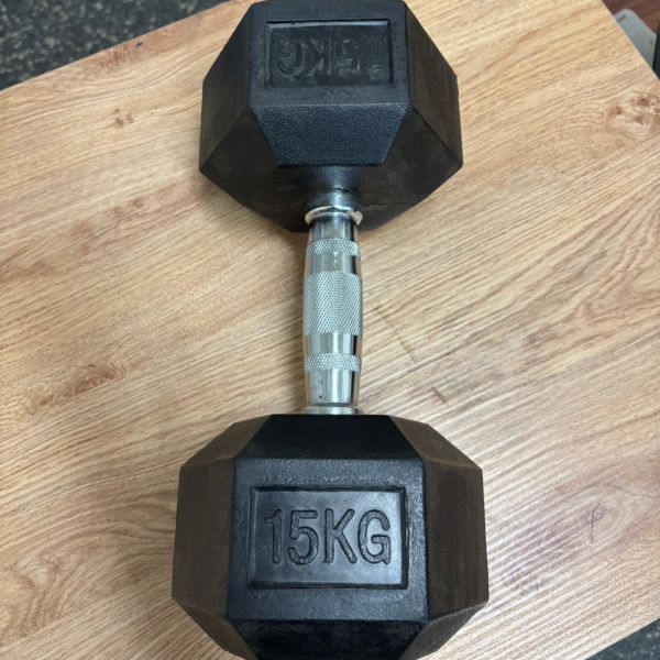 【福利品】六角啞鈴 3~25kg 