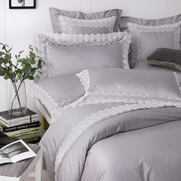 Cozy inn 加大 荷斯緹雅 300織精梳棉薄被套床包組 100%精梳棉,薄被套,被套床包組,精梳棉床包組,荷斯緹雅,加大