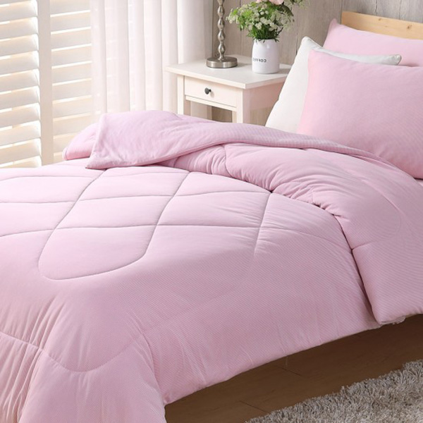 LAMINA  日本大和抗菌綠能涼感紗針織涼被5X7尺(條紋粉) 涼被,涼感紗涼被,針織涼被,抗菌涼被