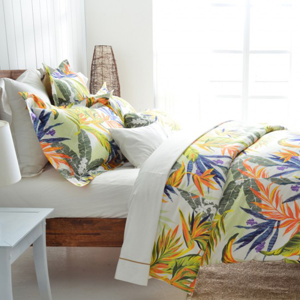 Cozy inn  加大  天堂-綠 300織精梳棉兩用被套床包組 00%精梳棉,兩用被床包組,台灣精緻,專櫃私花,精梳棉兩用被組,天堂-綠,加大