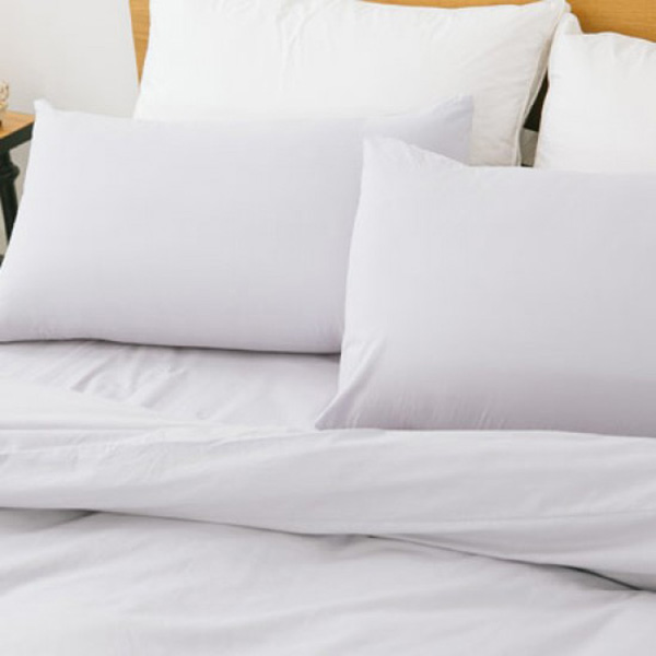 LAMINA  單人  純色-雲灰-100%純棉二件式枕套床包組 純棉,枕套床包組,純棉枕套床包組,純色-雲灰,單人