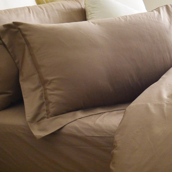 Cozy inn  雙人  簡單純色-咖啡-200織精梳棉薄被套床包組 100%精梳棉,薄被套,被套床包組,精梳棉床包組,咖啡,雙人