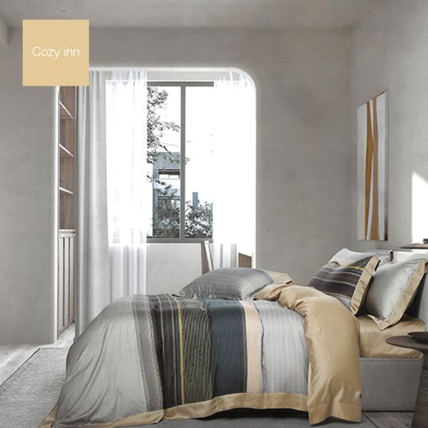 Cozy inn 長卿 加大 頂級60支100%天絲四件式兩用被套床包組 天絲床包組,被套床包組,天絲被套床包組