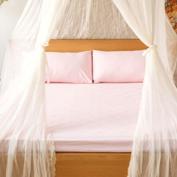 LAMINA  粉彩蕾絲圓形睡簾 