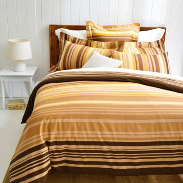 Cozy inn  雙人 舞曲-咖 200織精梳棉薄被套床包組 100%精梳棉,薄被套,被套床包組,精梳棉床包組,舞曲-咖,雙人