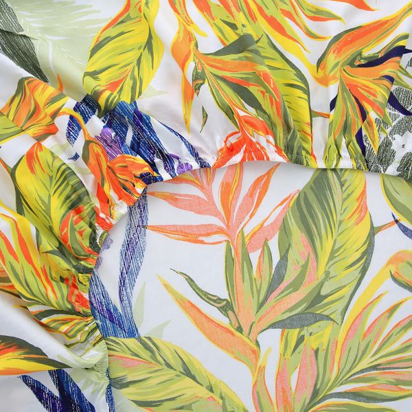 Cozy inn天堂-綠-300織精梳棉三件式床包枕套組-雙人 