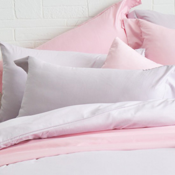 Cozy inn  簡單純色-丁香紫-200織精梳棉枕頭套-2入 100%精梳棉,精梳棉枕頭套,枕套