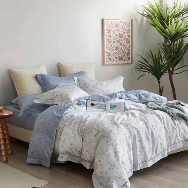 LAMINA  雙人 輕絮  100%萊賽爾天絲兩用被套床包組 100%萊爾賽天絲,枕套床包組,台灣製造,雙人