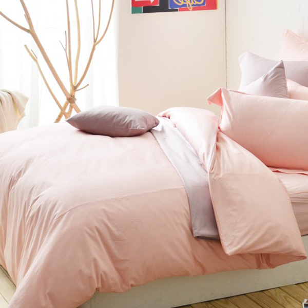 Cozy inn  加大  簡單簡單純色-莓粉-200織精梳棉薄被套 100%精梳棉,薄被套,精梳棉薄被套 ,莓粉,加大