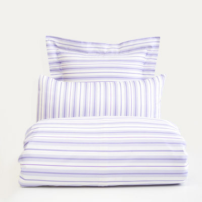 Cozy inn生活-藍-300織精梳棉三件式床包枕套組-雙人 