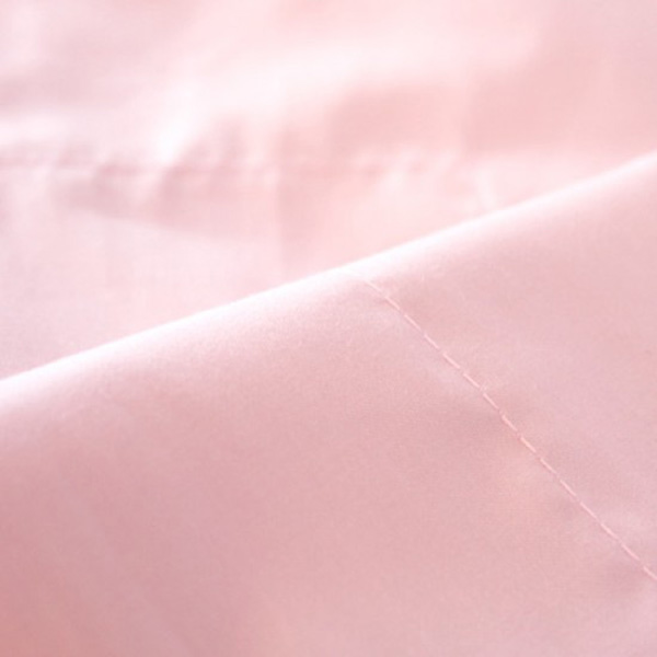 Cozy inn  雙人  極致純色-珠光粉-300織精梳棉薄被套床包組 100%精梳棉,薄被套,被套床包組,精梳棉床包組,珠光粉,雙人