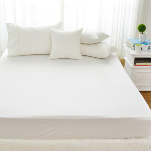 Cozy inn  加大 簡單純色-白-200織精梳棉床包 100%精梳棉,床包,精梳棉床包,白色,加大