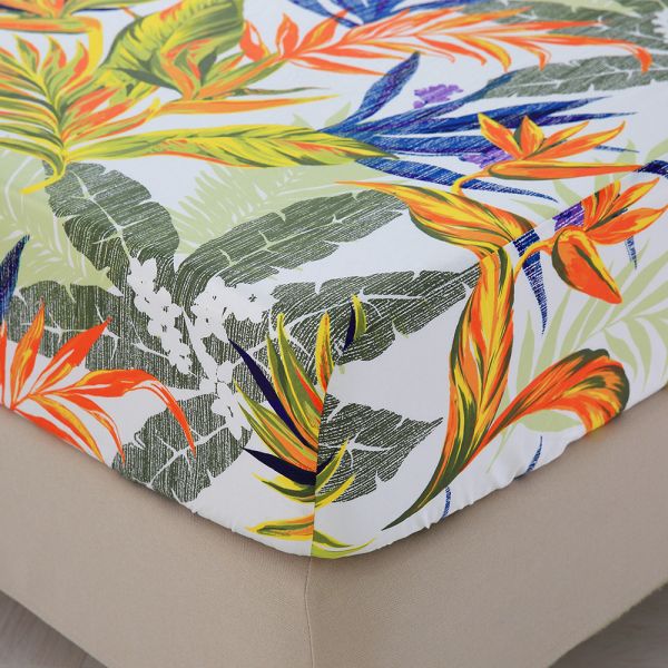 Cozy inn天堂-綠-300織精梳棉三件式床包枕套組-雙人 