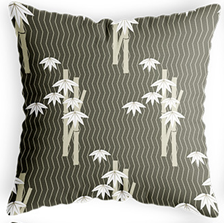 LAMINA日系綠和風抱枕-楓雅竹 尺寸:45*45CM 