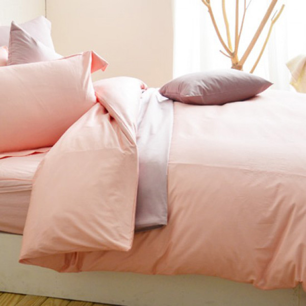 Cozy inn  加大  簡單簡單純色-莓粉-200織精梳棉薄被套 100%精梳棉,薄被套,精梳棉薄被套 ,莓粉,加大