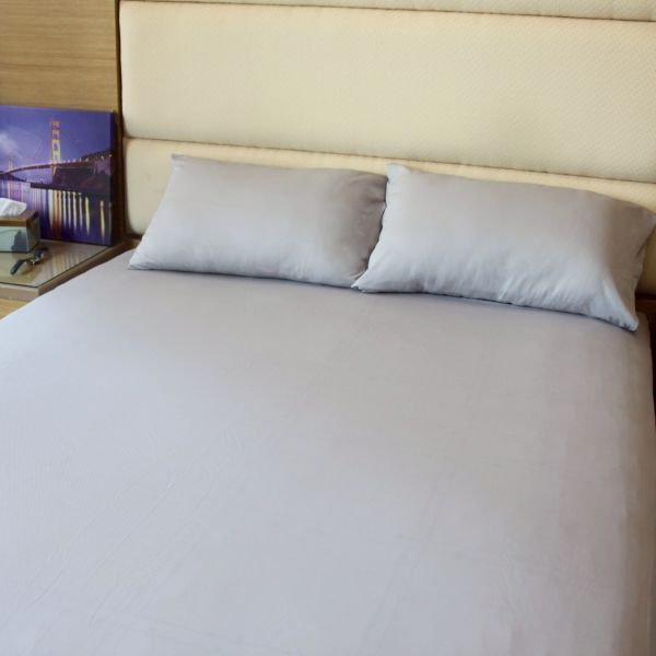 LAMINA吸濕排汗雙人床包三件組-灰 