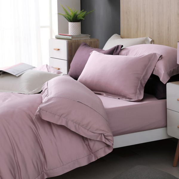 Cozy inn  加大  薰衣粉紫 300織萊賽爾天絲兩用被套床包組 薰衣粉紫,100%萊爾賽天絲,兩用被床包組,台灣精緻,雙人,專櫃私花