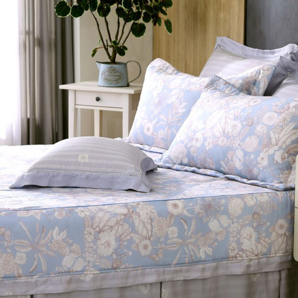 Cozy inn  加大  妮菲塔莉 300織萊賽爾天絲兩用被套床包組 妮菲塔莉,100%萊爾賽天絲,兩用被床包組,台灣精緻,加大,專櫃私花