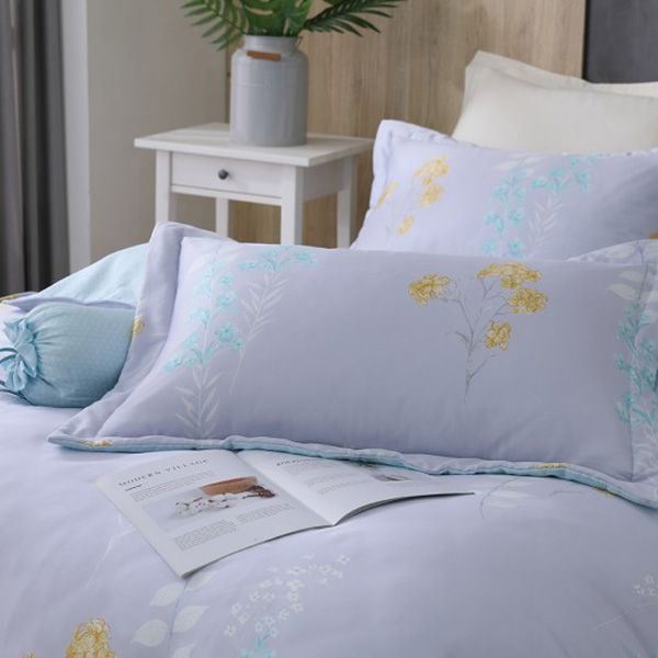 Cozy inn  雙人 花意 100%萊賽爾天絲枕套床包組 100%萊爾賽天絲,枕套床包組,台灣精緻,專櫃私花,雙人,花意
