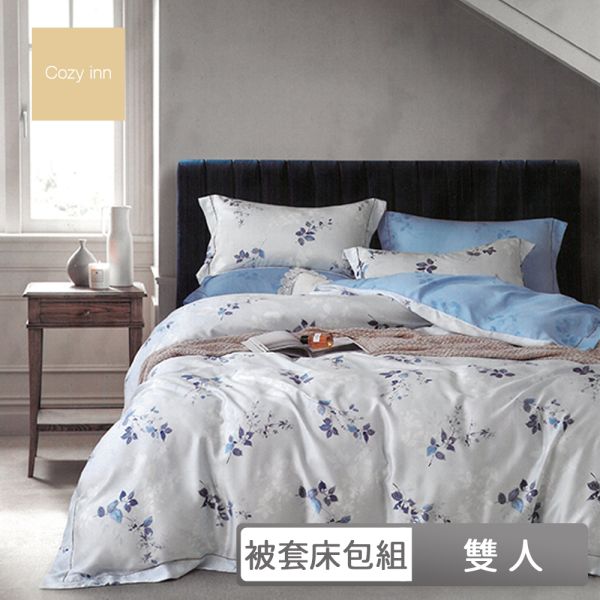Cozy inn 雲華 雙人 頂級60支100%天絲四件式兩用被套床包組 天絲床包組,被套床包組,天絲被套床包組
