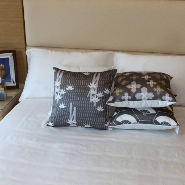 LAMINA日系綠和風抱枕-楓雅竹 尺寸:45*45CM 